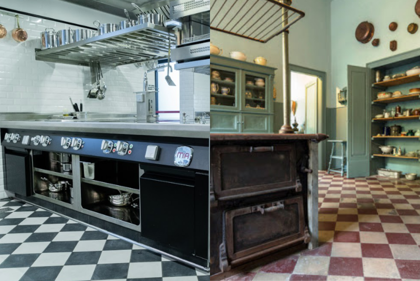 Il design di una cucina stellata e l’ispirazione alla storia e alla cultura di un luogo come il Vittoriale: la cucina del Ristorante Peter Brunel