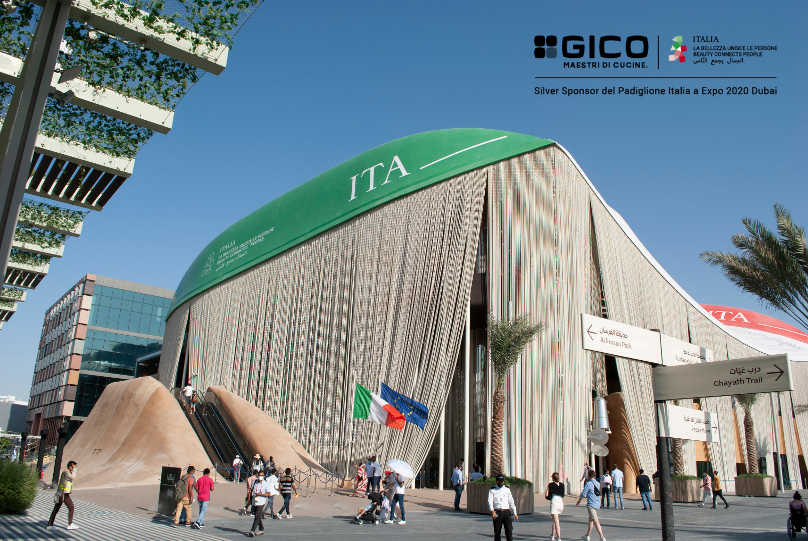 LIVE from Expo Dubai 2020 </br> In visita al Padiglione Italia