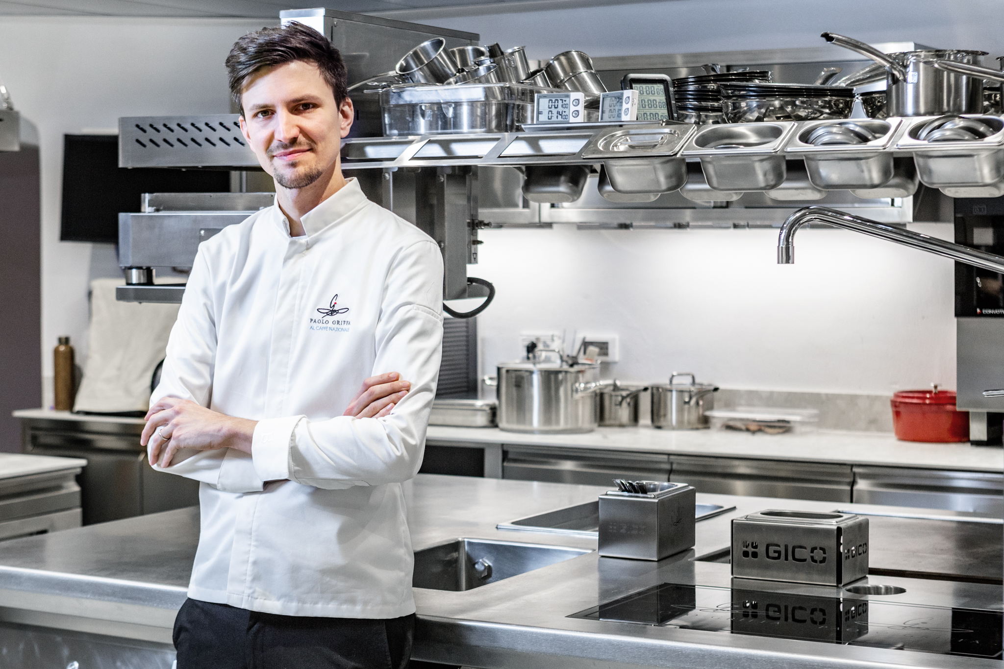 High-performance and tailor made monobloc. GICO’s kitchen for Paolo Griffa at The Caffè Nazionale